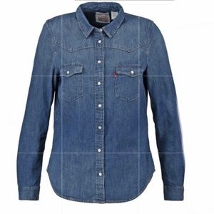 Levi's jean blouse